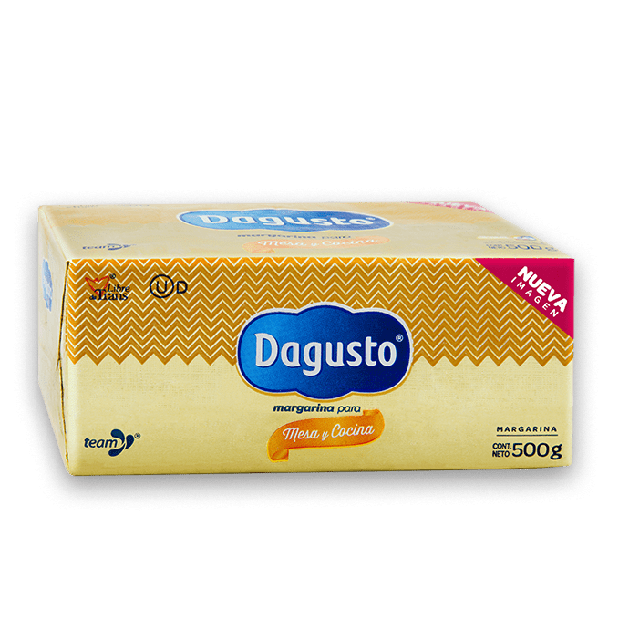Margarina para cocinar y hornear en casa recetas de pastelería y panadería. Dagusto