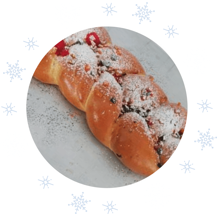 Receta de navidad - Pan trenza navideño de arequipe - 3